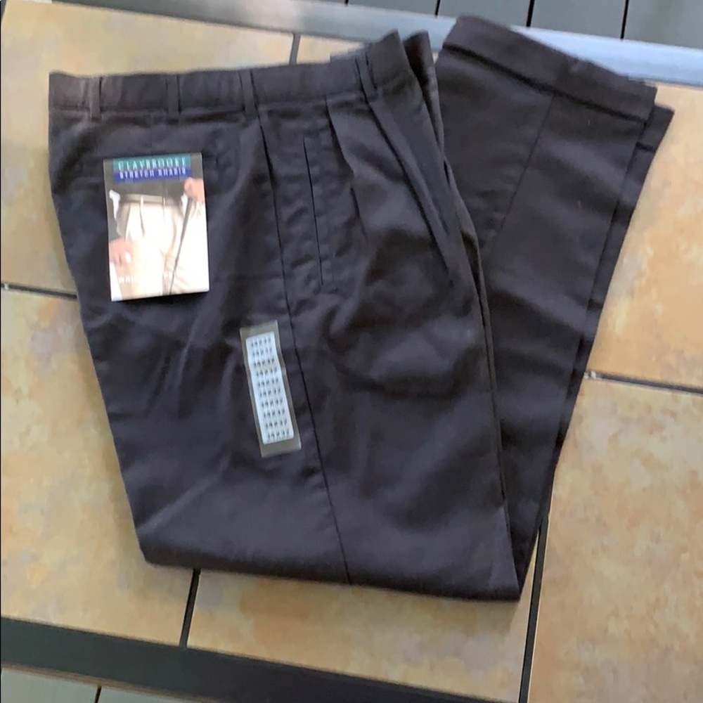 NWT Mens Claybrooke Stretch Khakis